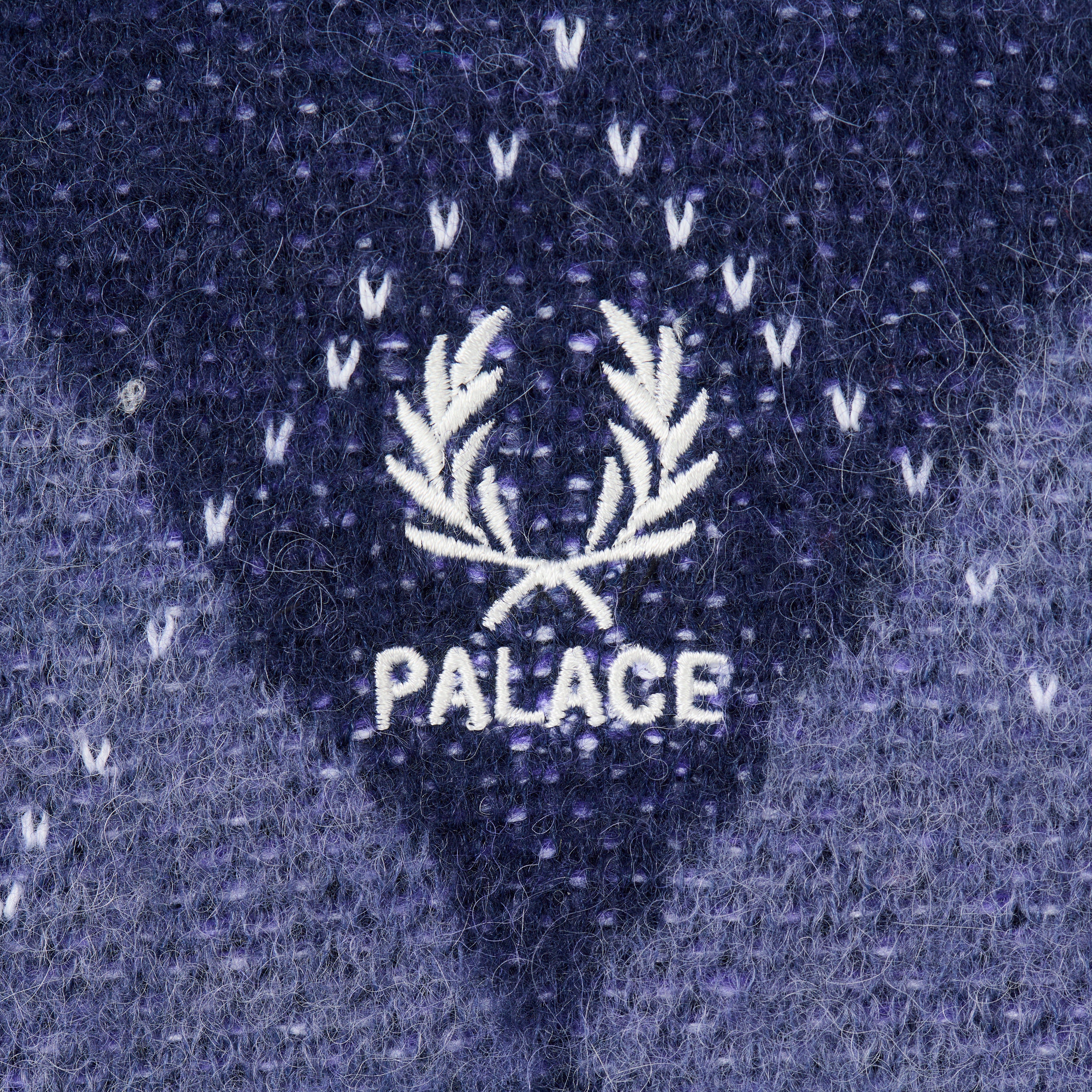 PALACE FRED PERRY ARGYLE CARDIGAN PEACOAT - 3