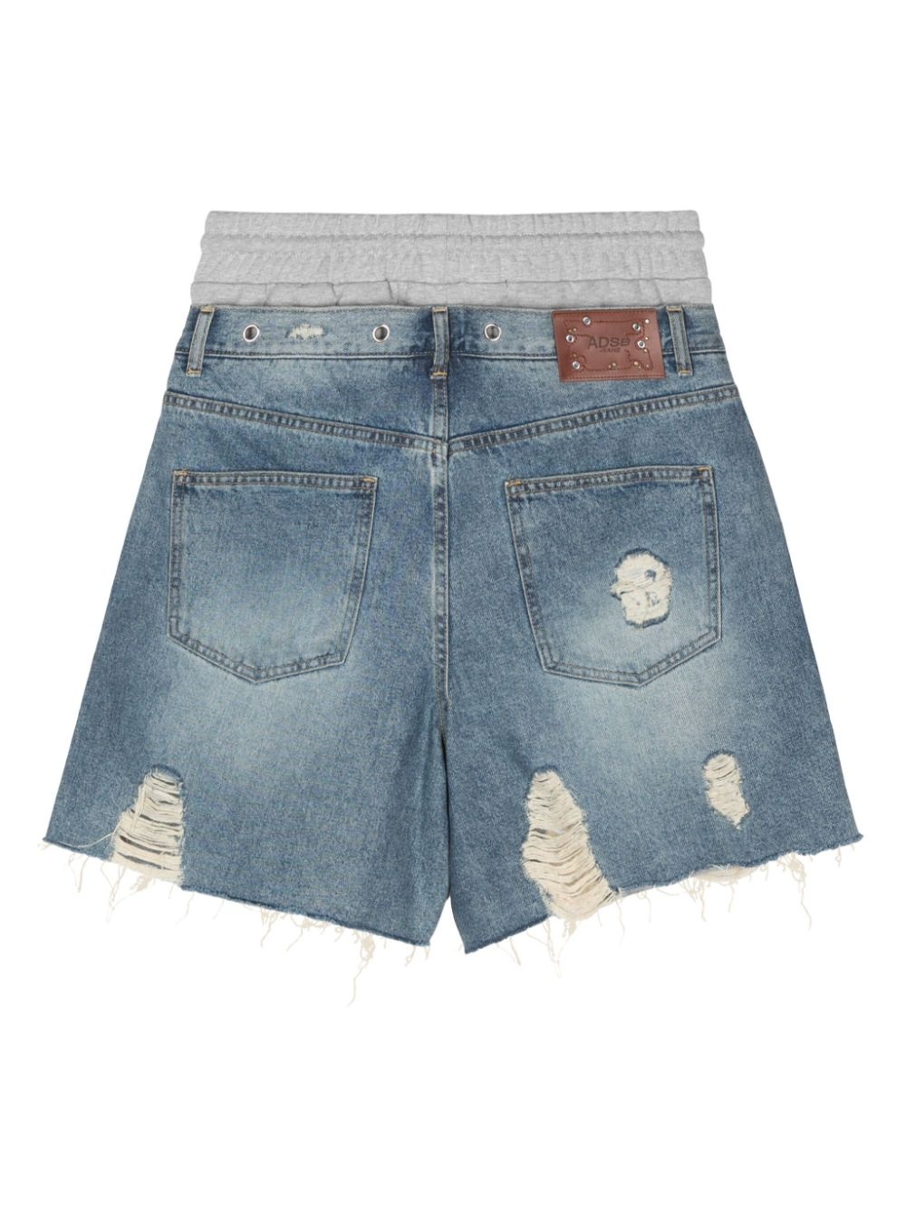 Denny layered distressed shorts - 2