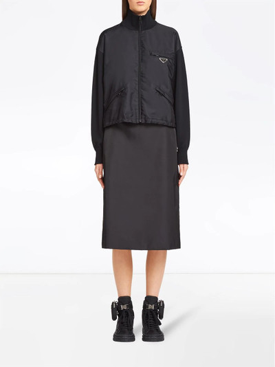 Prada panelled utility jacket outlook