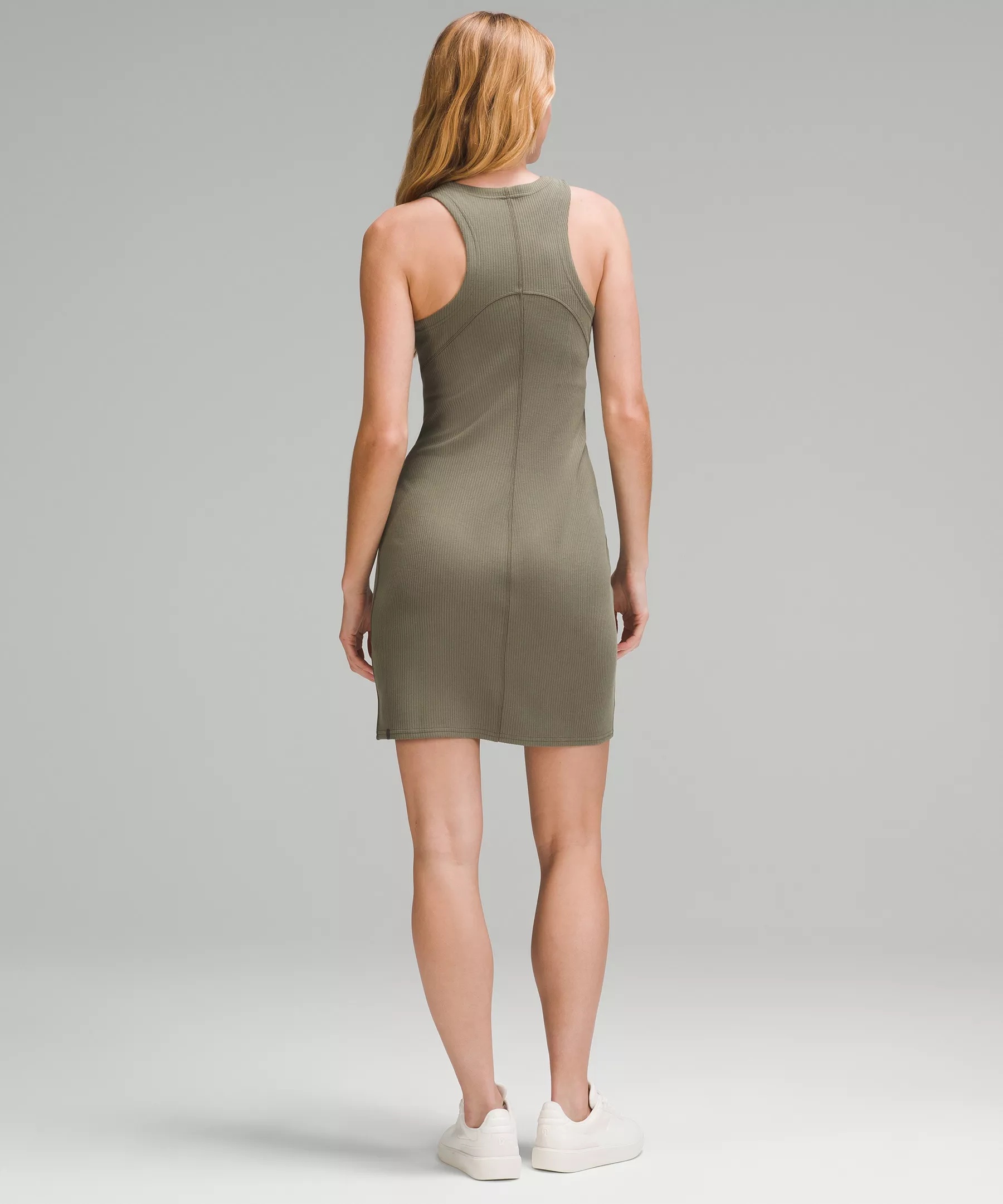 Ribbed Softstreme Slim-Fit Tank Dress - 2
