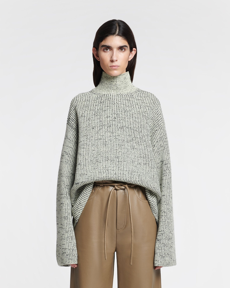 Nanushka Cashmere-Blend Mouline Turtleneck Sweater outlook