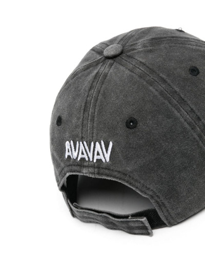 AVAVAV embroidered-slogan cotton cap outlook