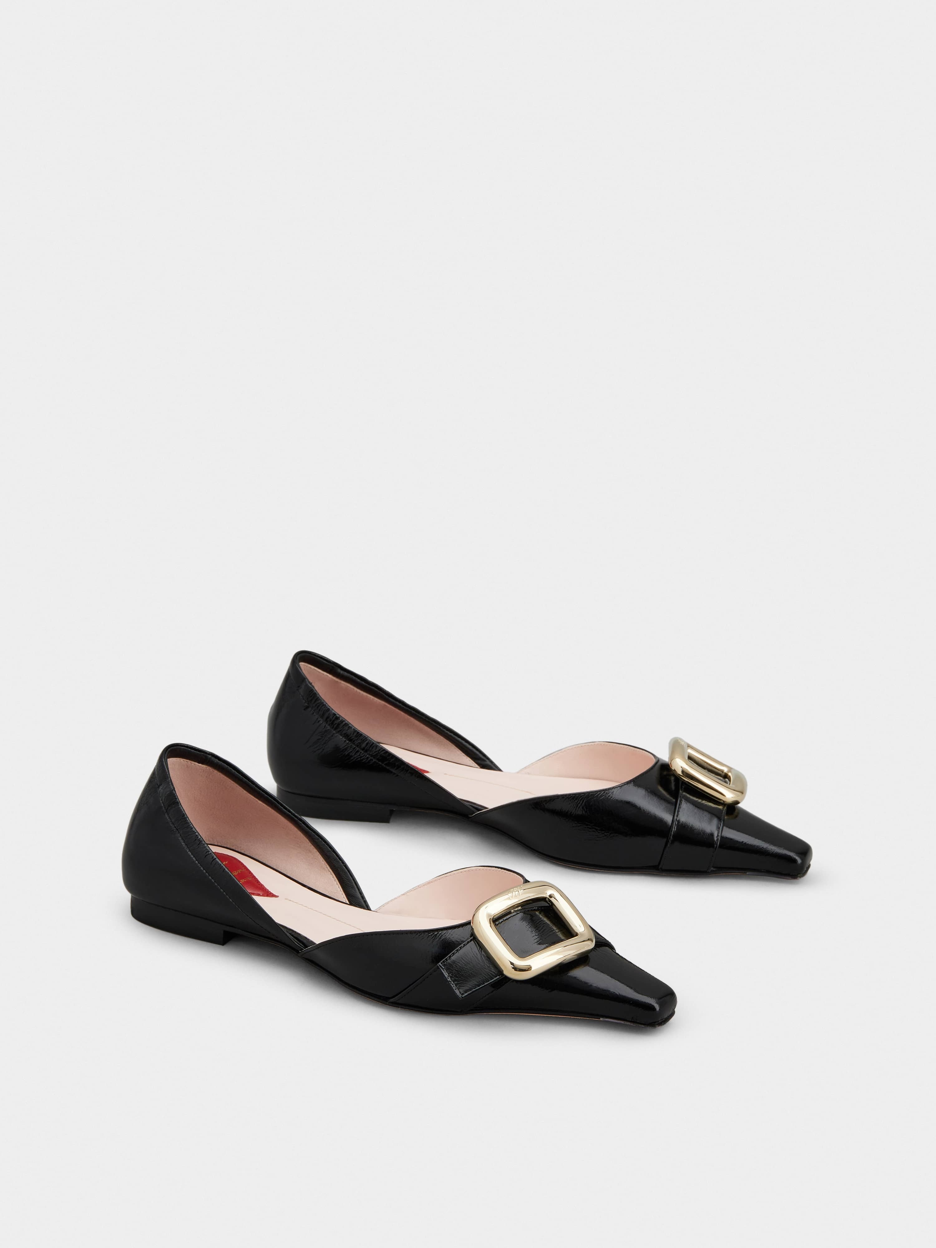 Viv' Canard D'Orsay Ballerinas in leather - 2