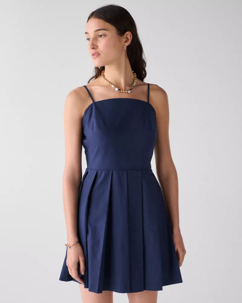 kate spade Open Back Pleated Dress outlook