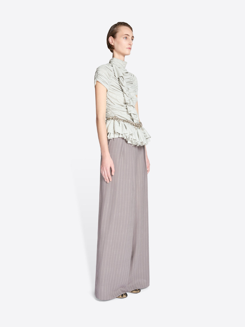 RUFFLED HIGH NECK TOP 3