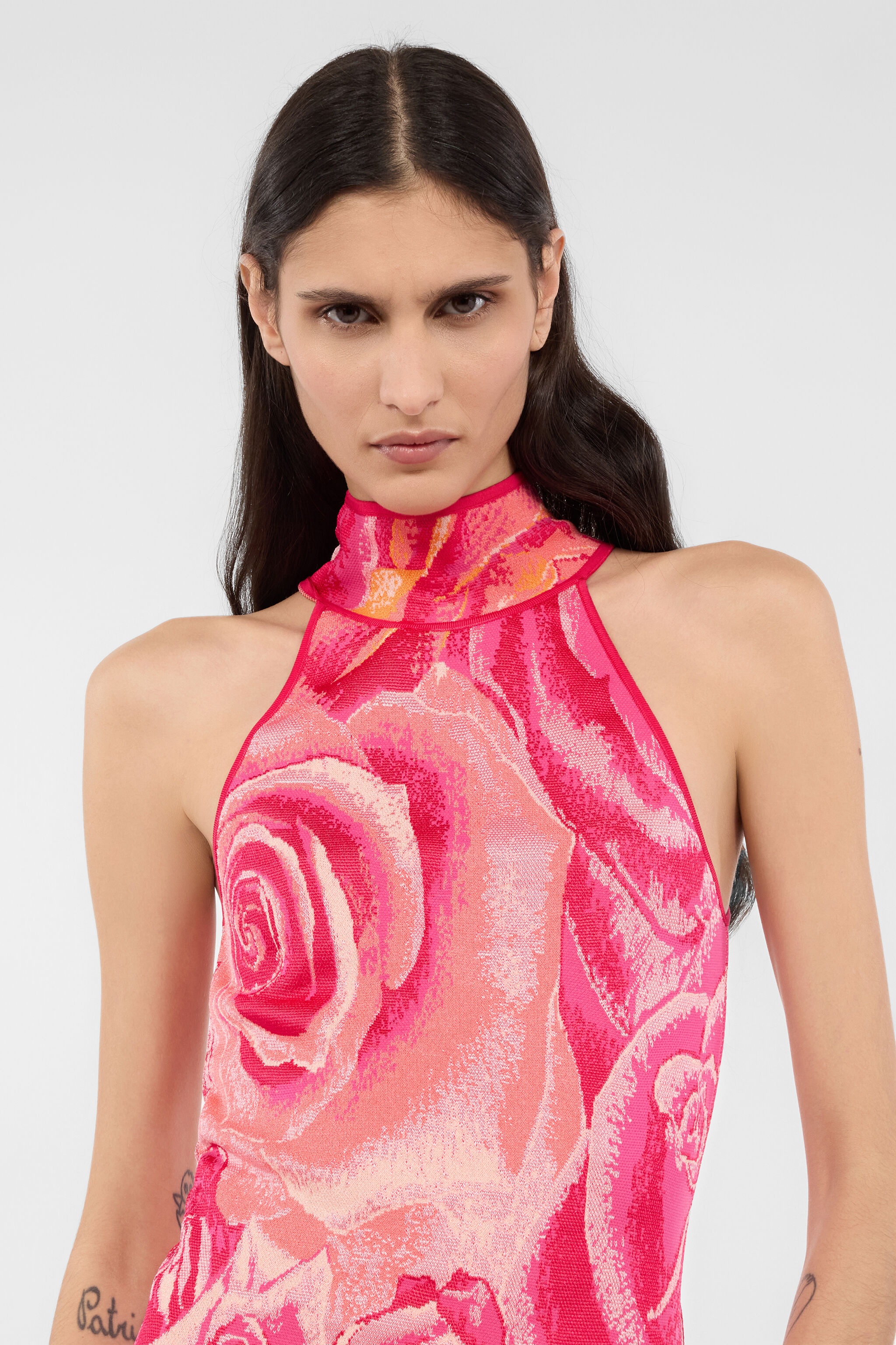 Top With Garden Rose Print - 6