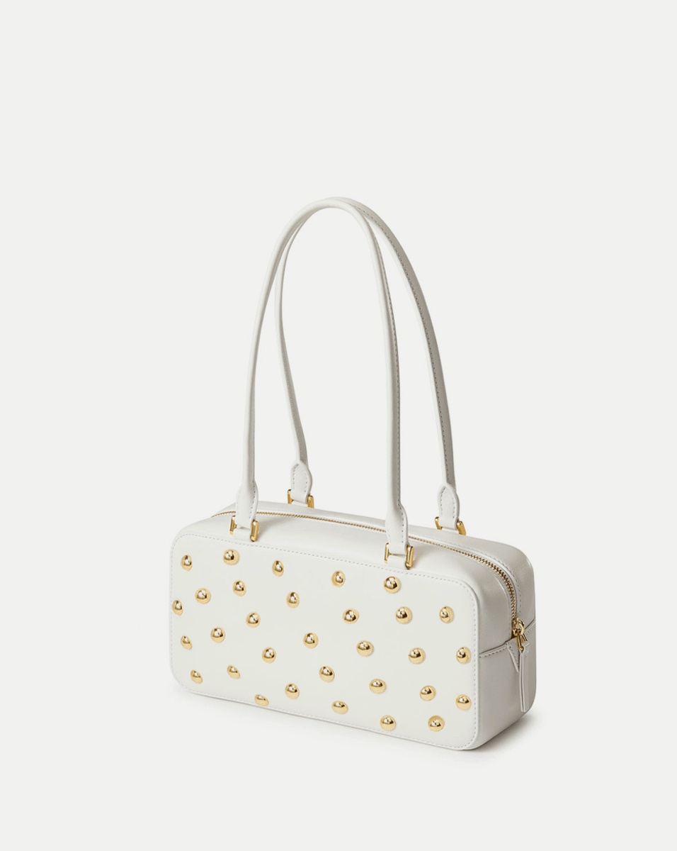 STUDDED BOXY SHOULDER BAG - 5