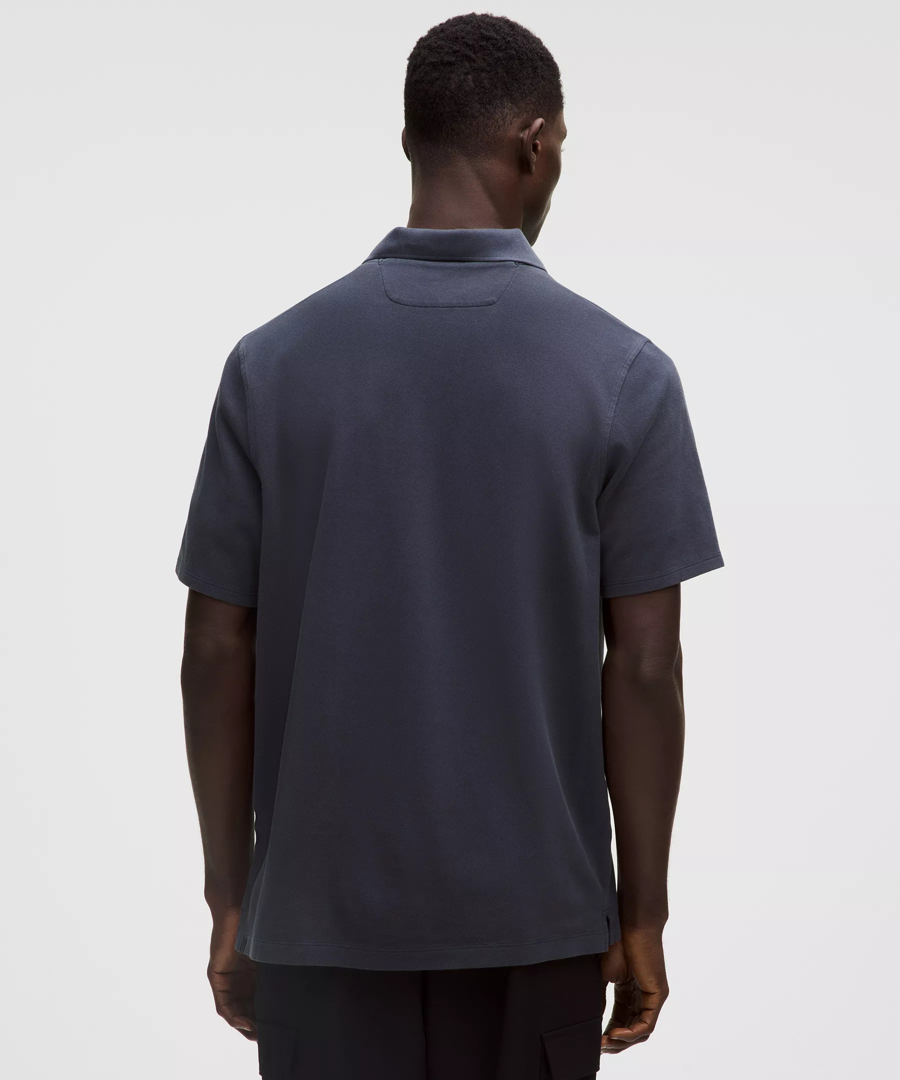 Cotton Pique Short-Sleeve Polo Shirt - 3