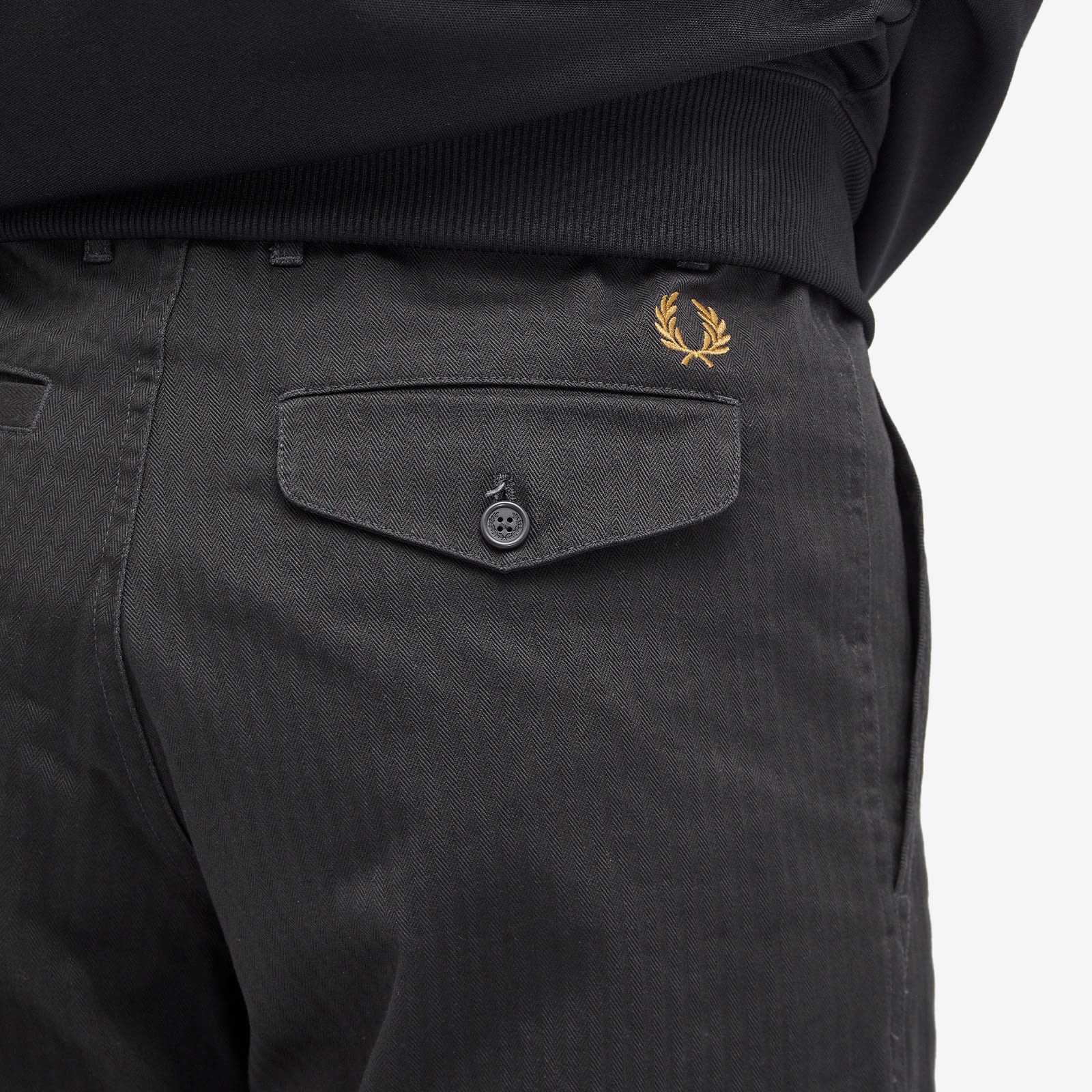 Fred Perry Herringbone Utility Trousers - 5