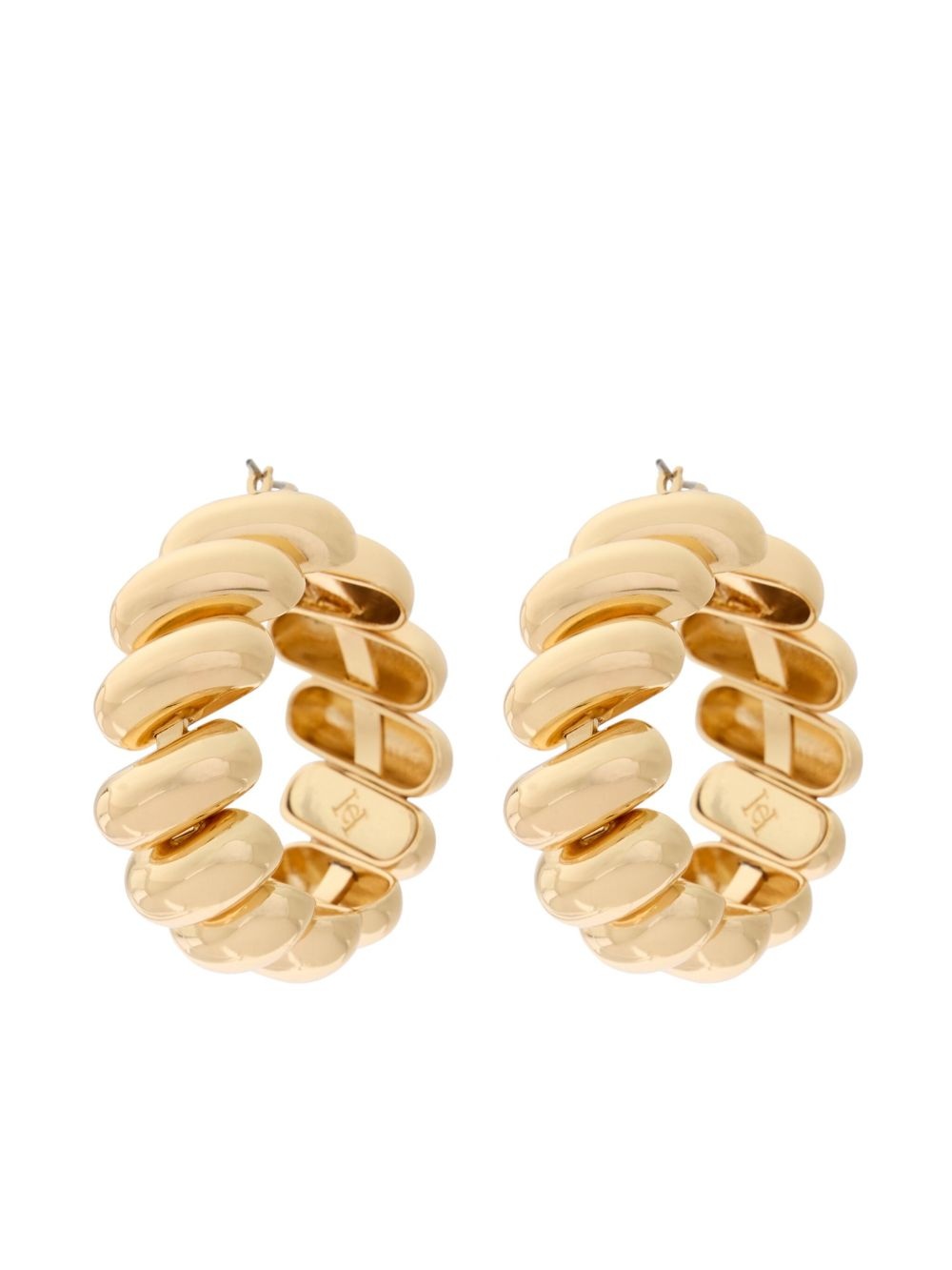 link hoop earrings - 2