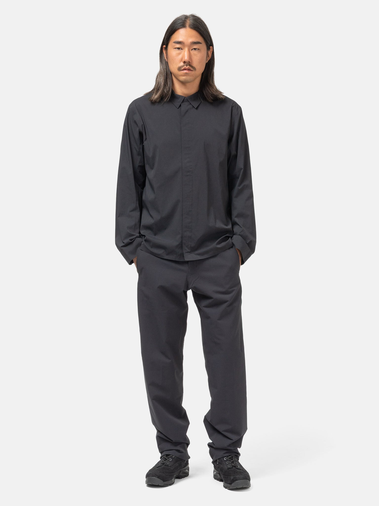 Metry LS Shirt Black - 2