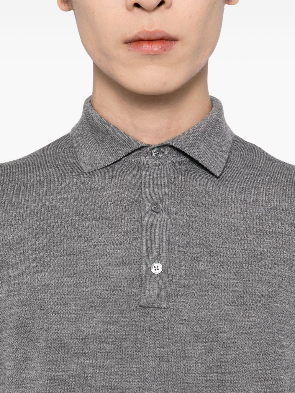 WOOL POLO SHIRT - 5