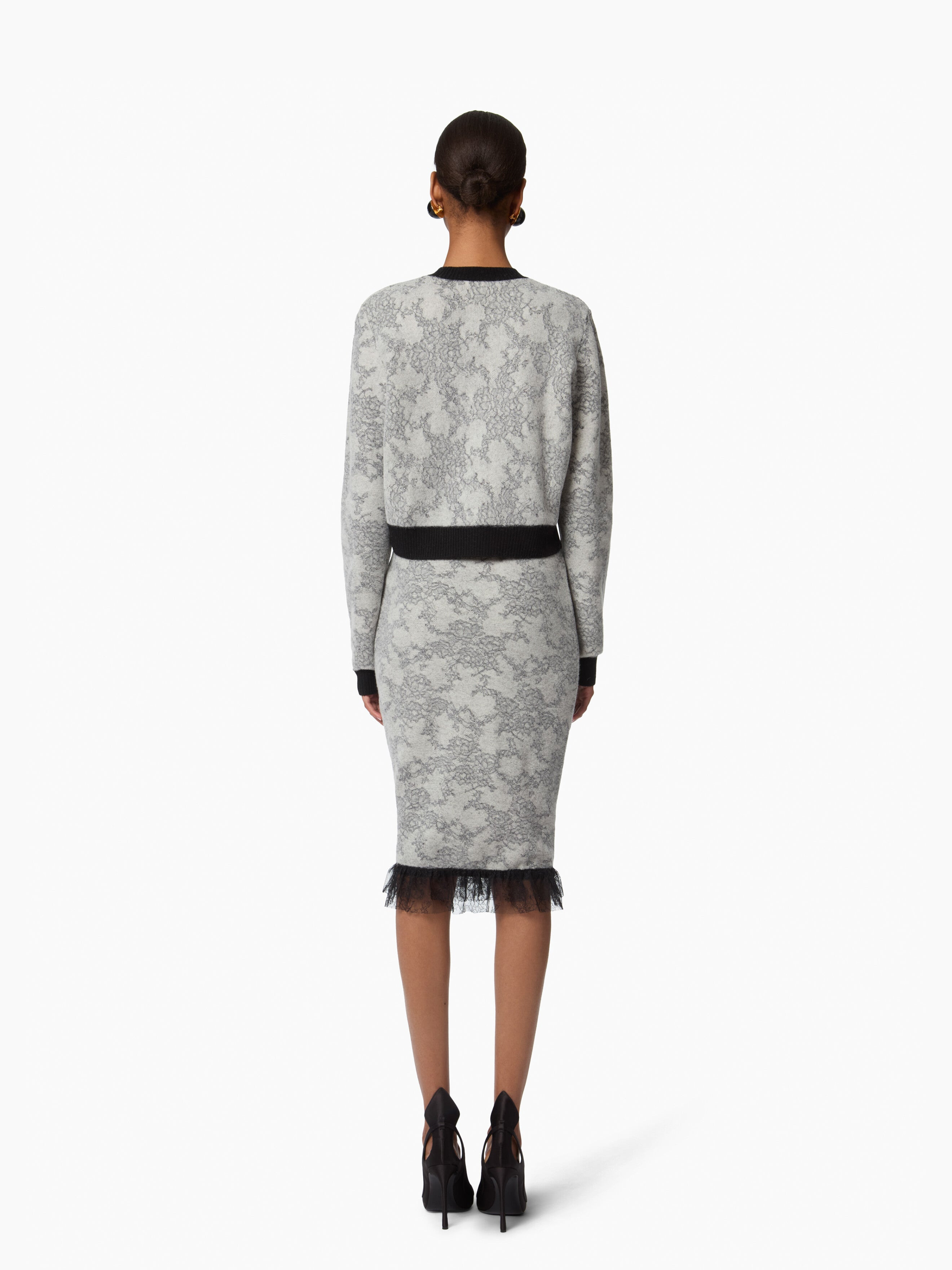 Midi Wool Skirt - 4