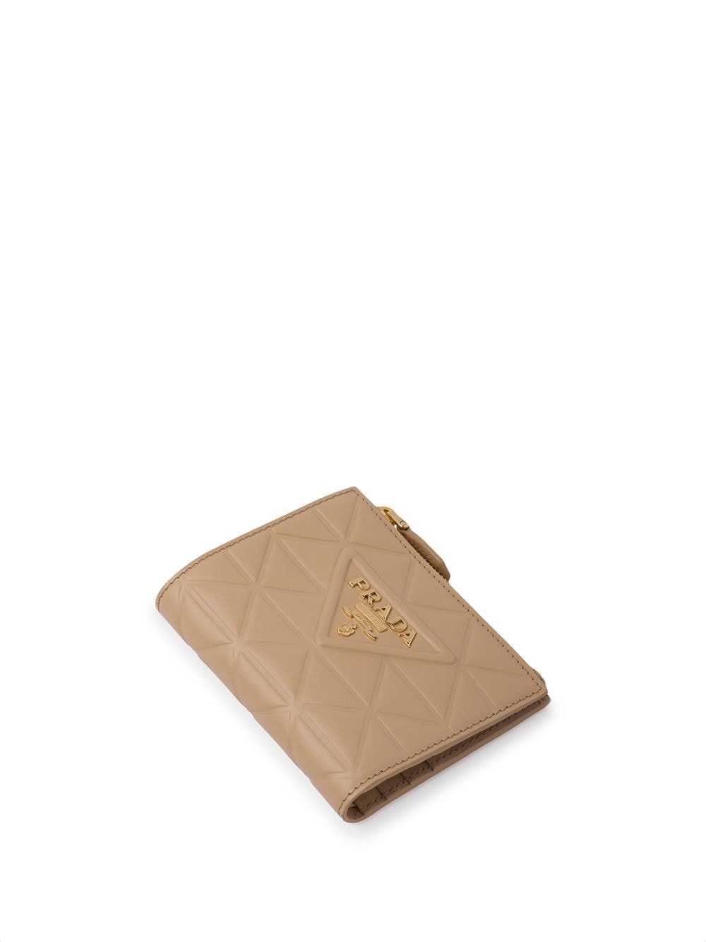 logo jacquard leather wallet - 5