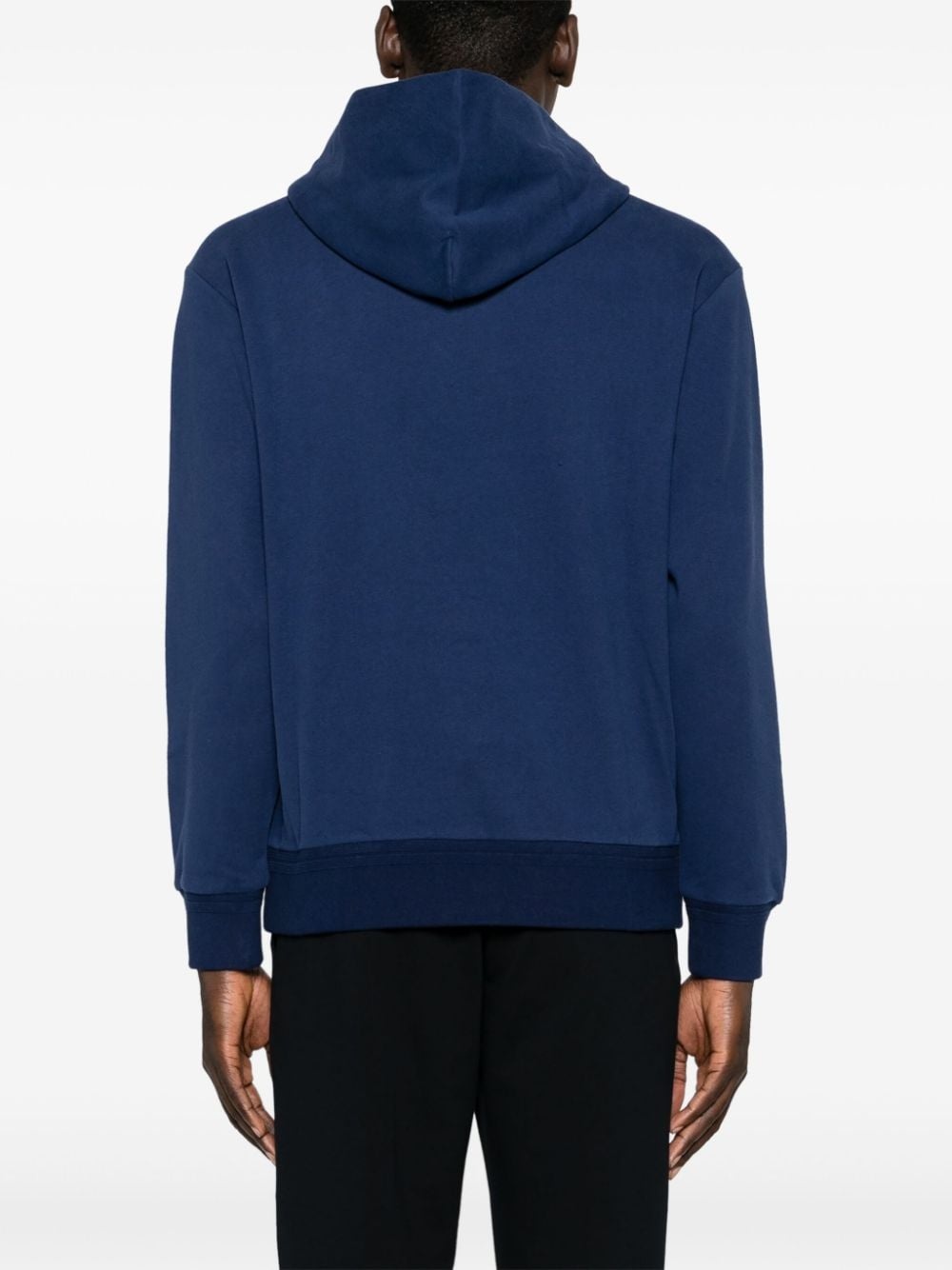 drop-shoulder jersey hoodie - 4