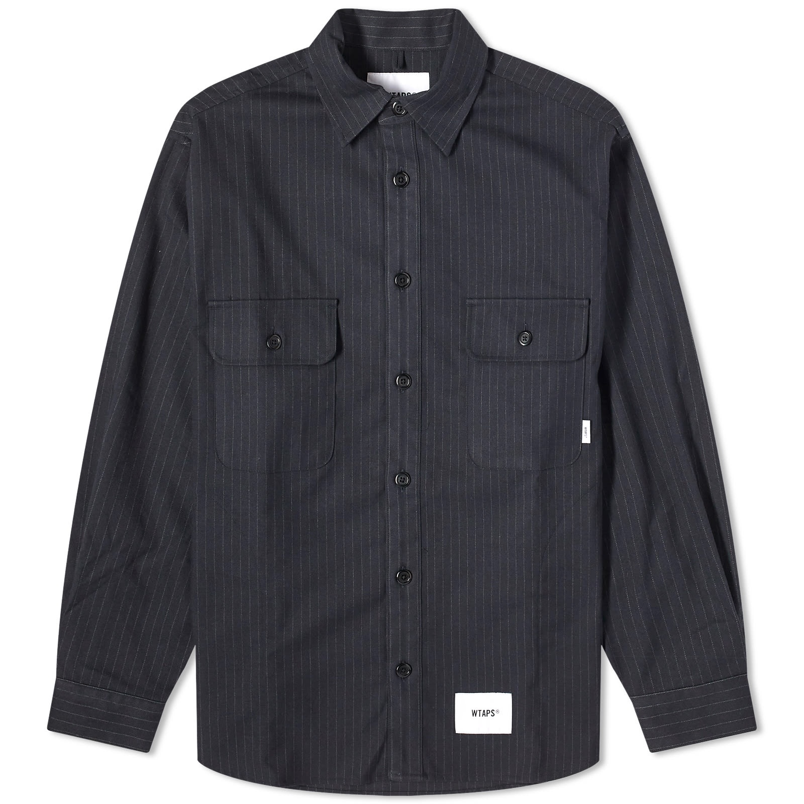 WTAPS 04 Pinstripe Shirt Jacket - 1
