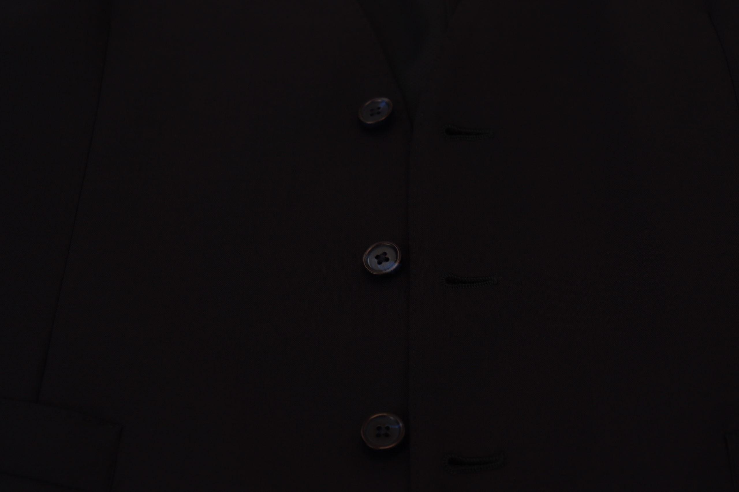 Dolce & Gabbana Dark Blue Wool Stretch Waistcoat Formal Vest - 6