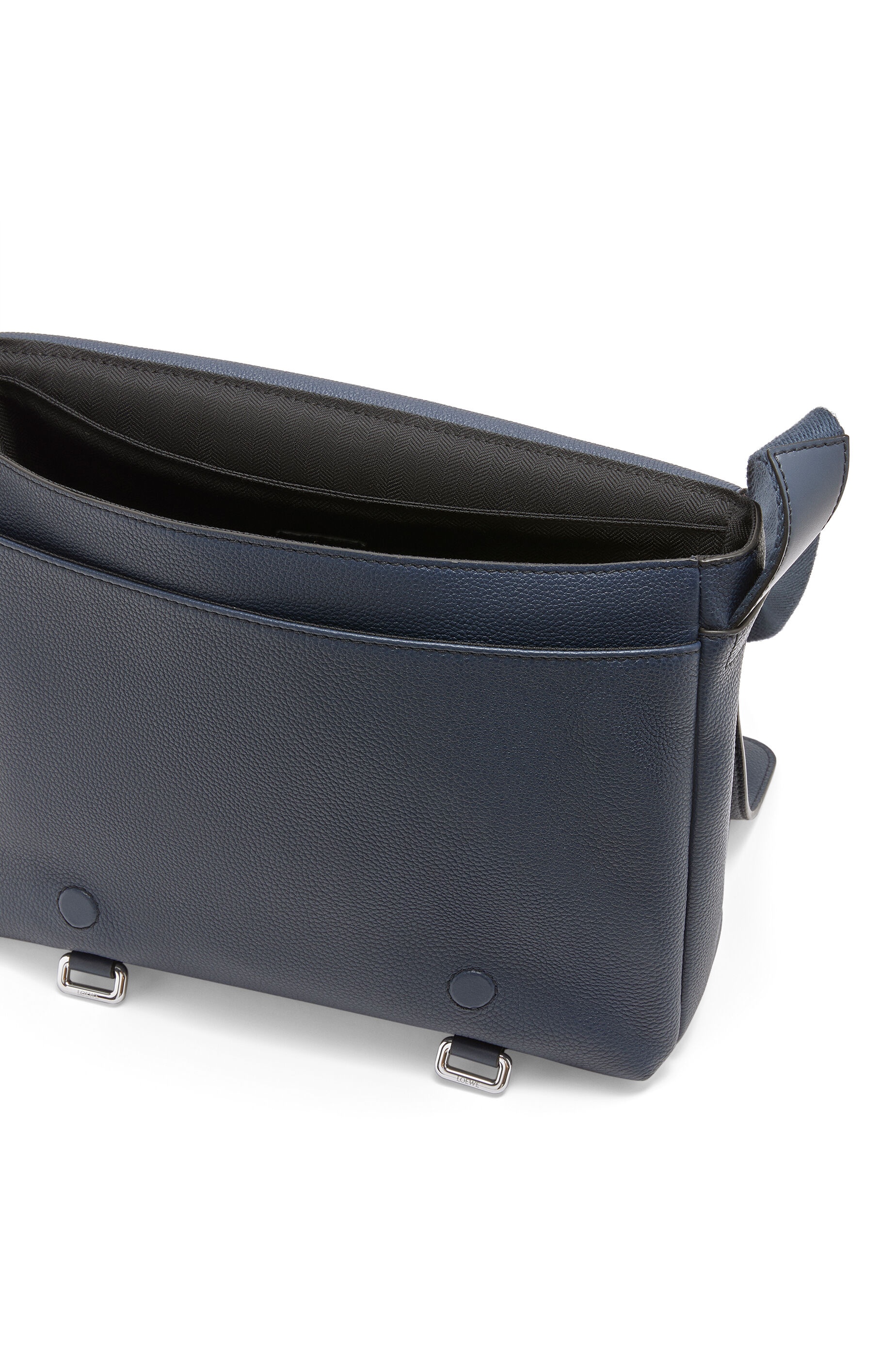 Military Messenger Bag in soft grained calfskin - 4