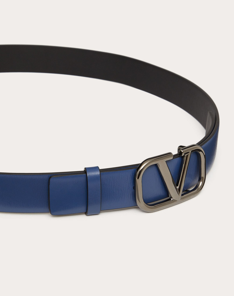 VLOGO SIGNATURE CALFSKIN BELT 30 MM 4
