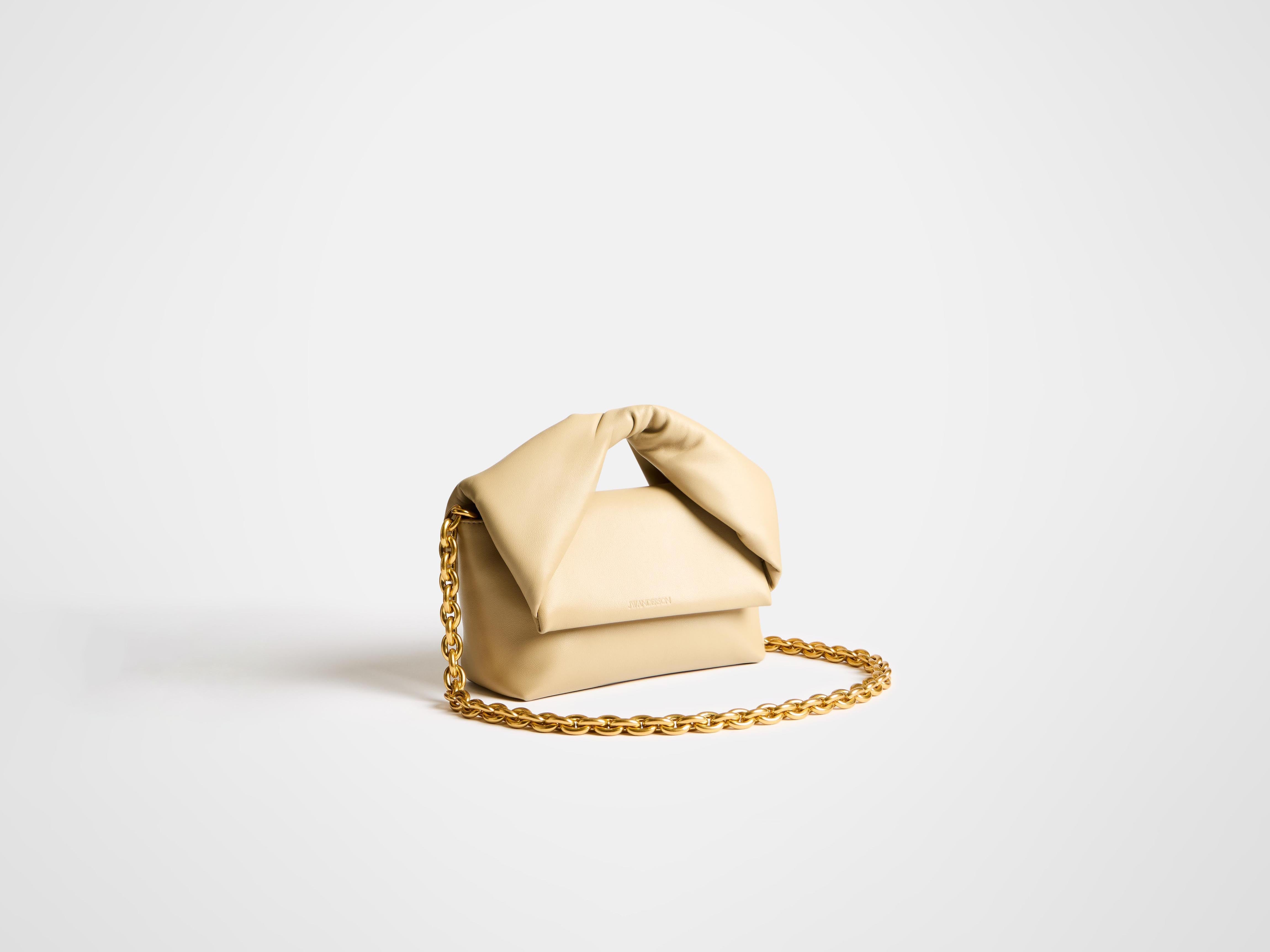 MEDIUM TWISTER BAG IN TAUPE LEATHER - 3