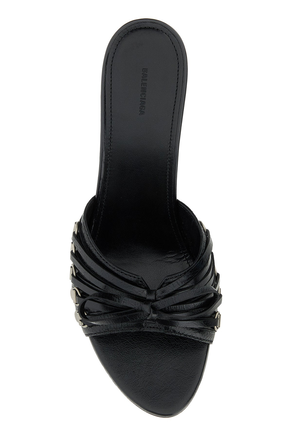 Black leather Cagole mules - 4