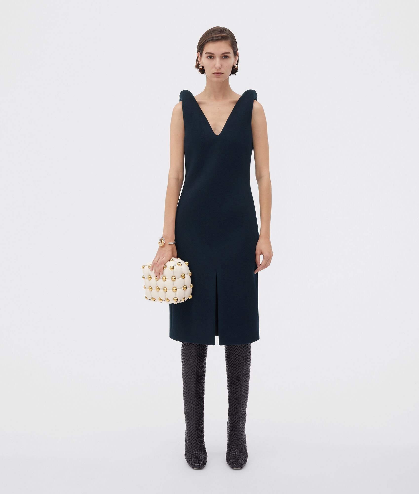 Bottega Veneta double face wool dress | REVERSIBLE