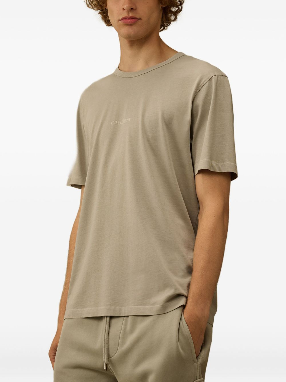 embroidered logo T-shirt - 3