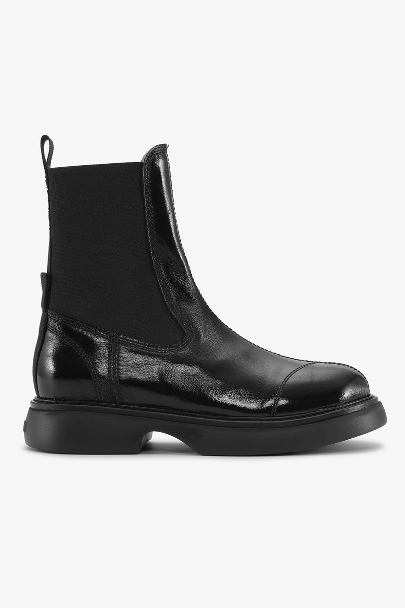 BLACK EVERYDAY MID CHELSEA BOOTS - 1