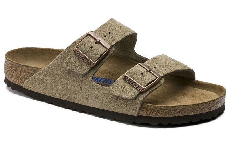BIRKENSTOCK Birkenstock Arizona Soft Footbed Suede Leather 'Taupe' 0951301 outlook