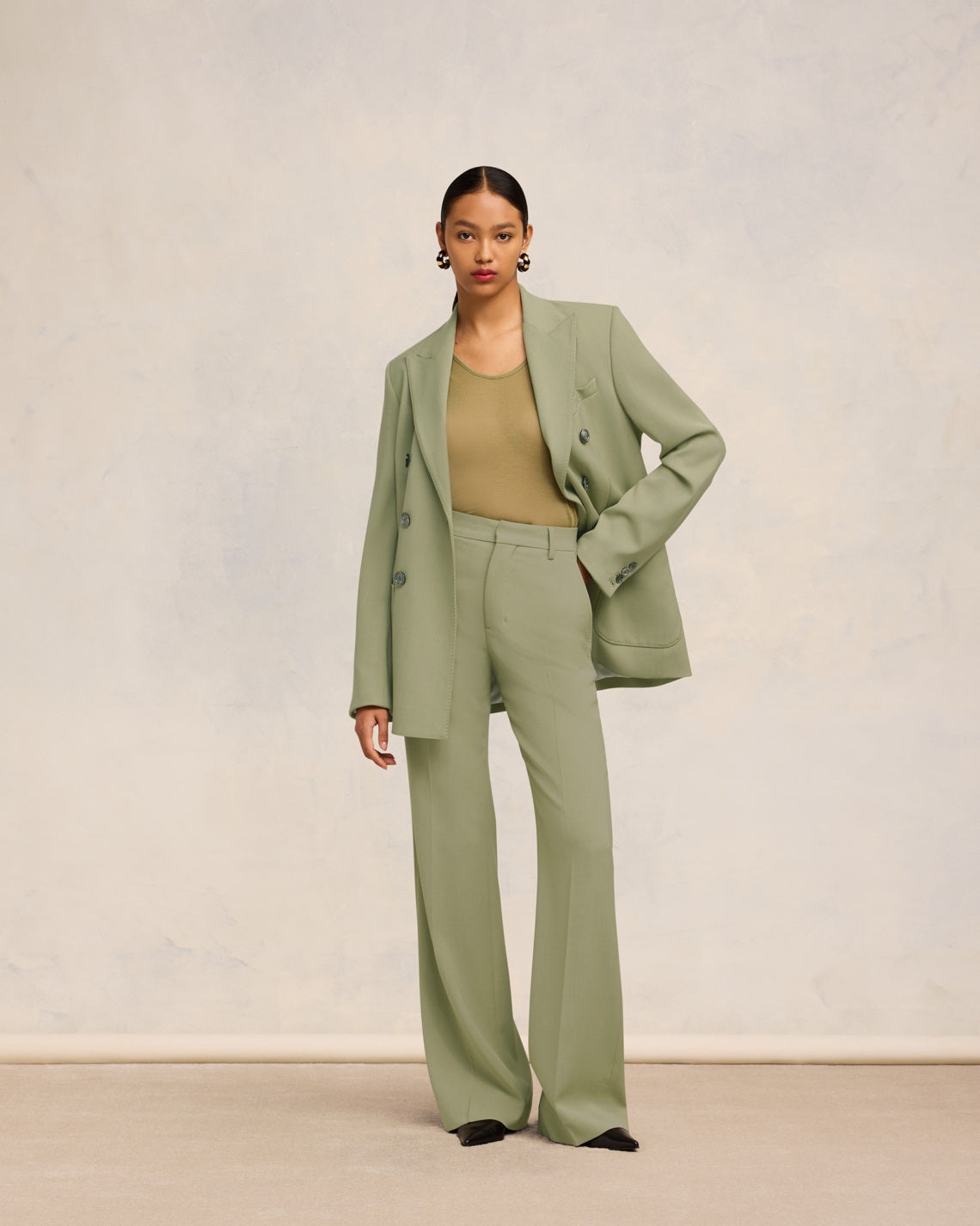 FLARE FIT TROUSERS - 2
