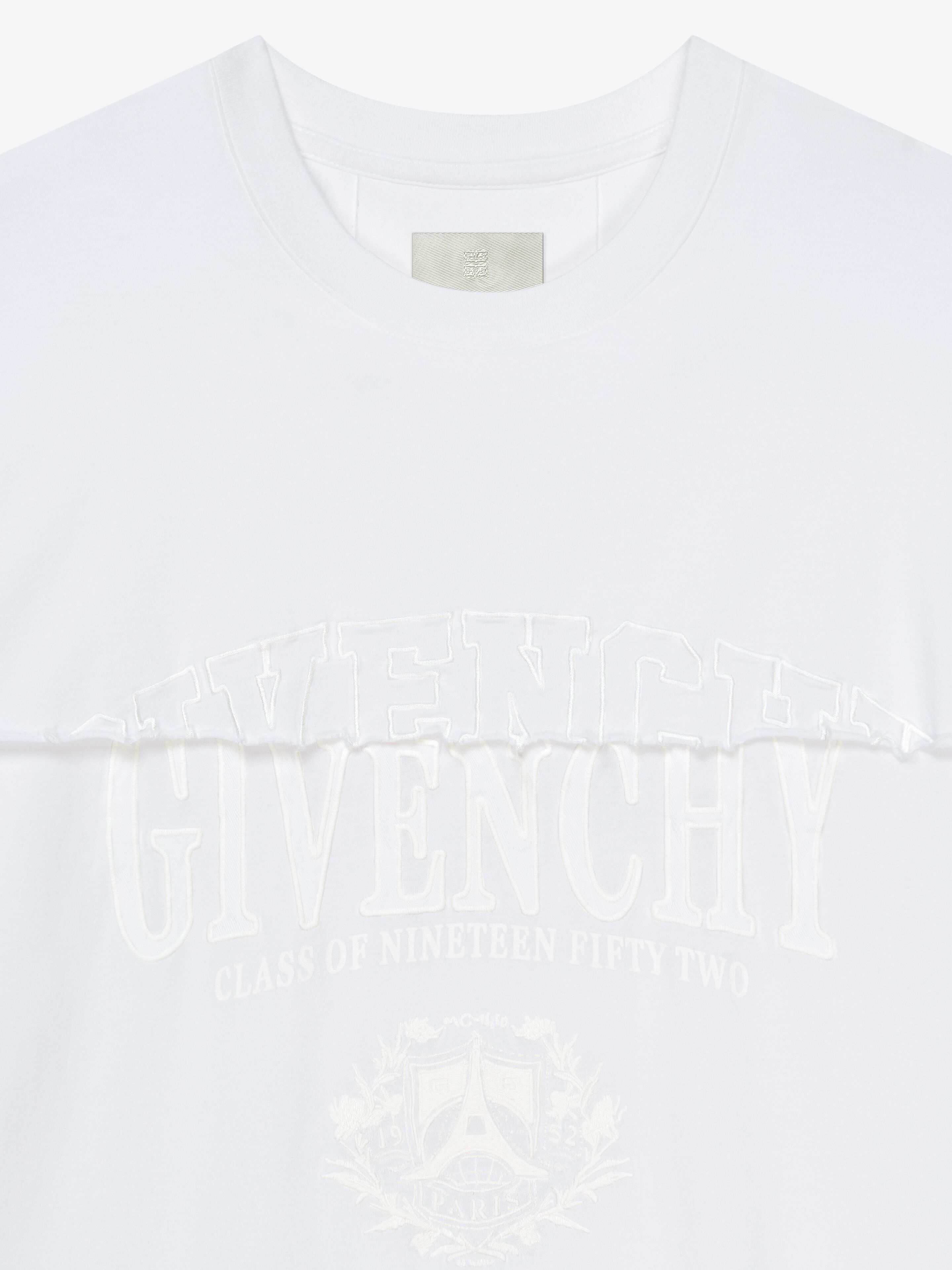 DOUBLE LAYERED T-SHIRT IN JERSEY WITH GIVENCHY LOGO - 6
