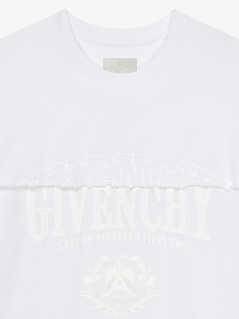 DOUBLE LAYERED T-SHIRT IN JERSEY WITH GIVENCHY LOGO 6
