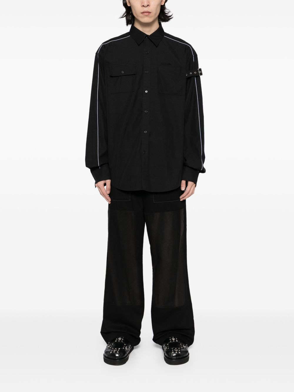 belted shirt - 2