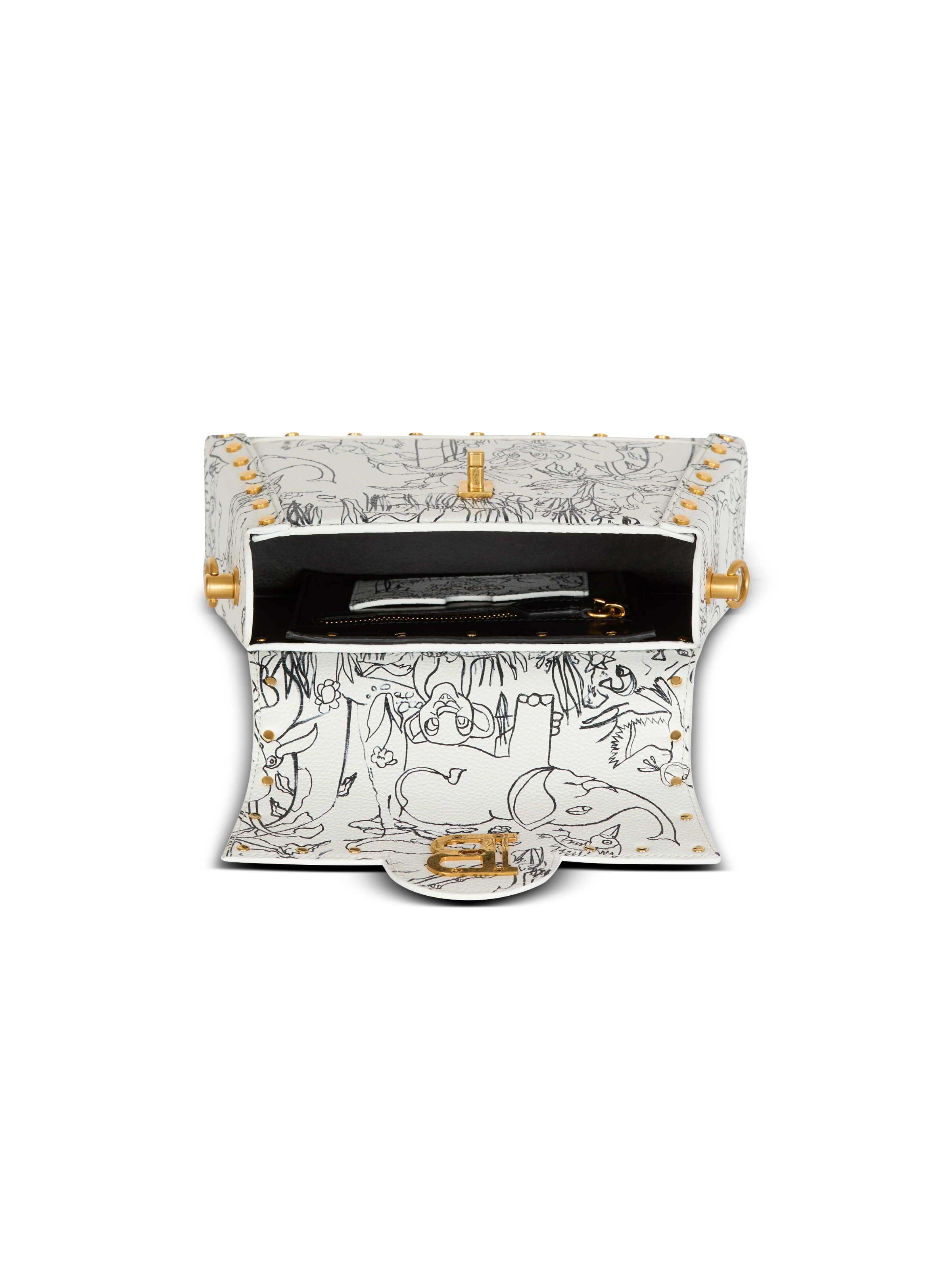 Disney x Balmain: The Lion King - B-Buzz Dynasty bag in Enfant Précoce print - 6