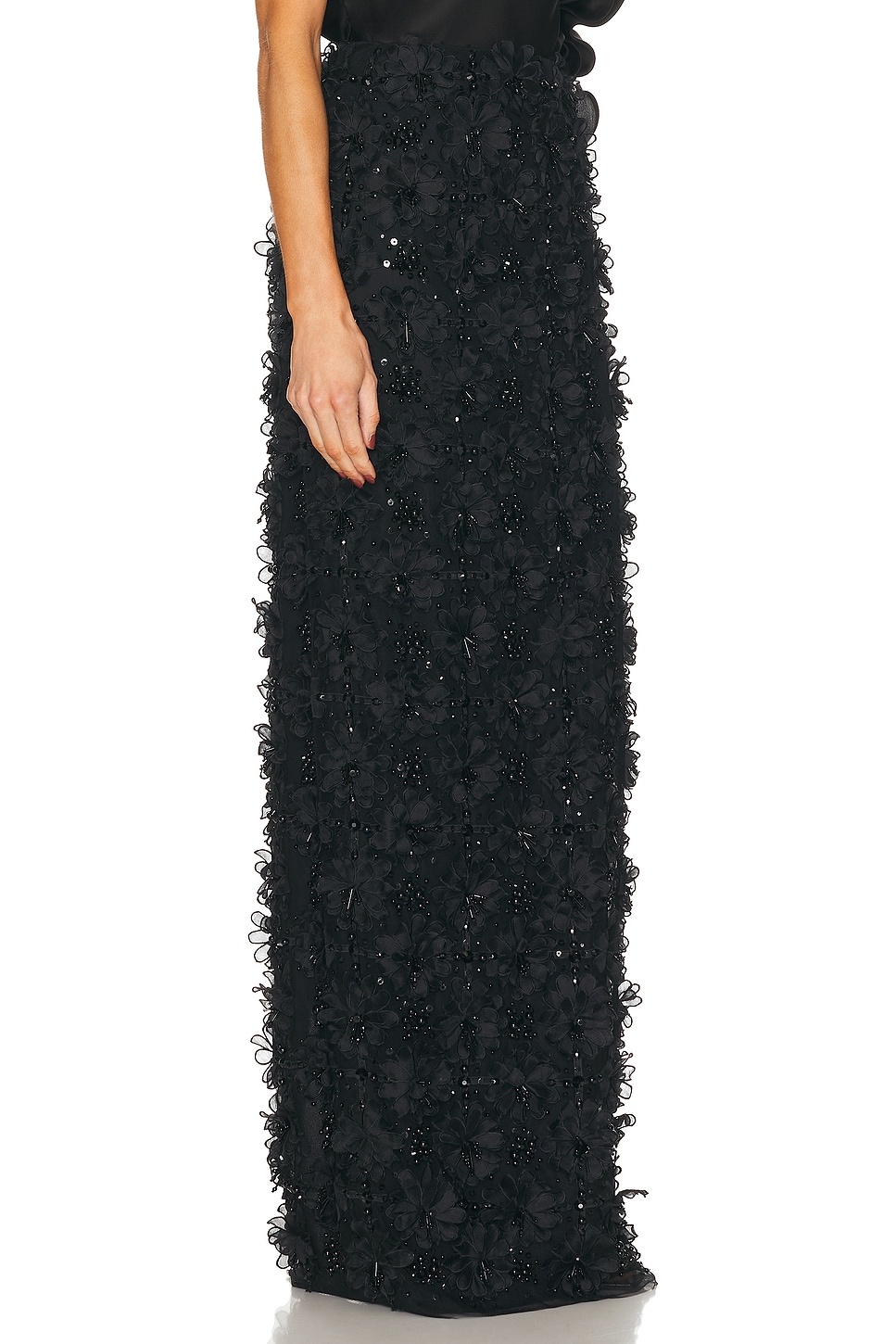 Embellished Column Skirt - 2