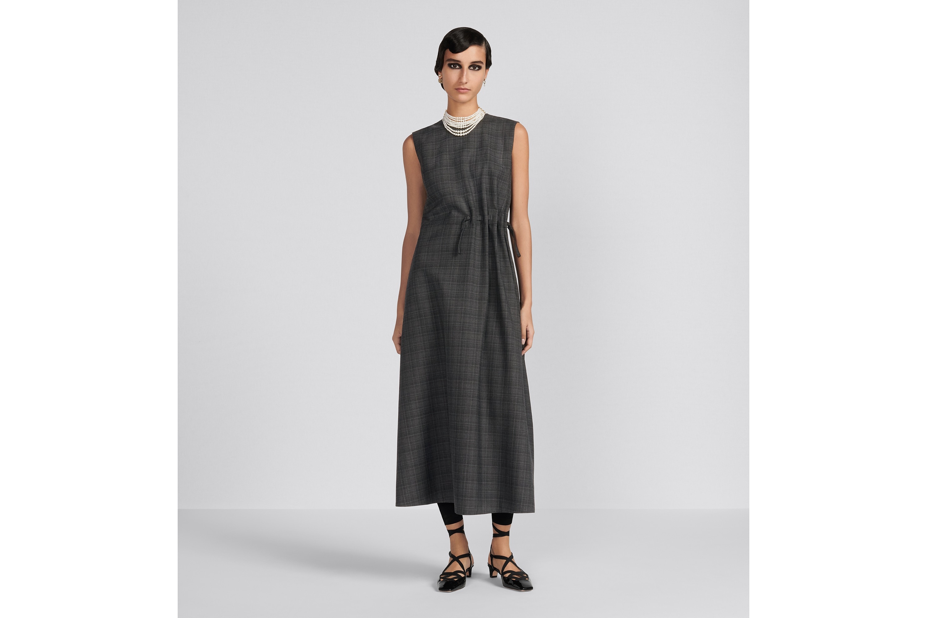 Flared Mid-Length Dress - 4