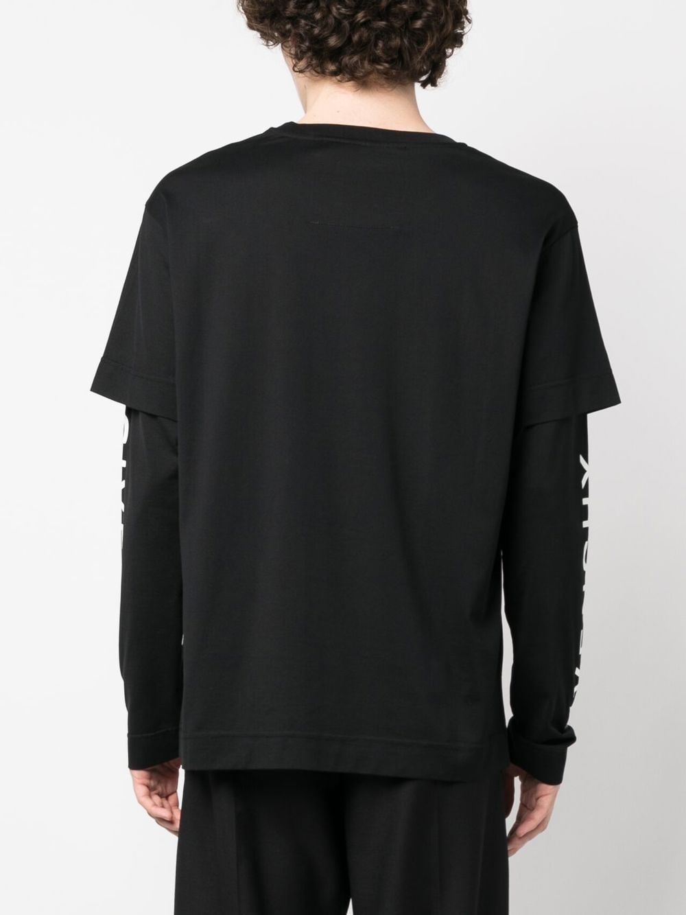 layered logo-print T-shirt - 4