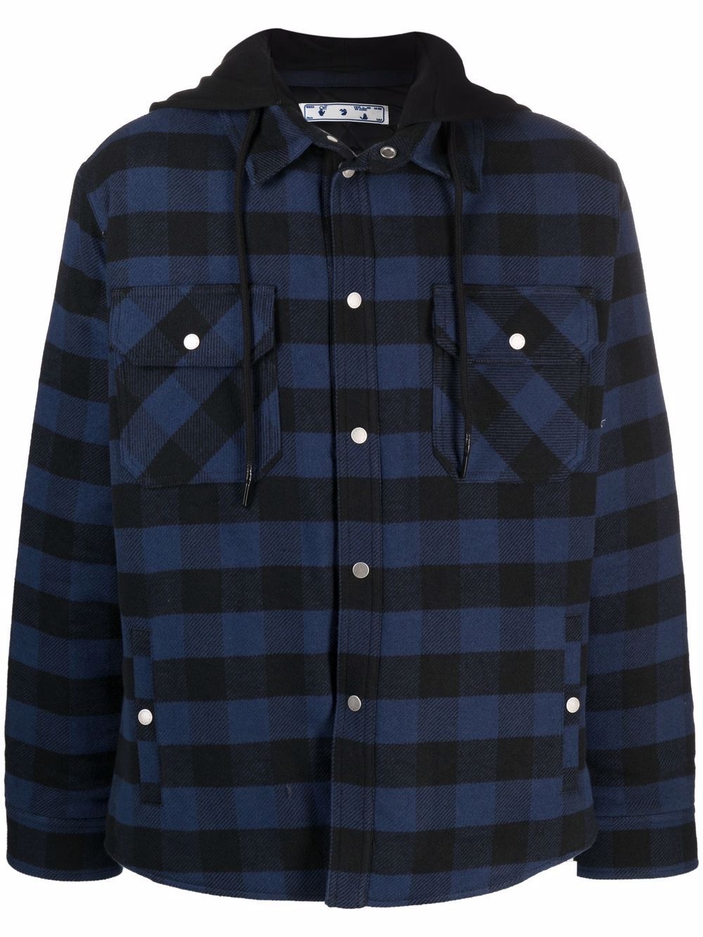 Arrows checked padded jacket - 1
