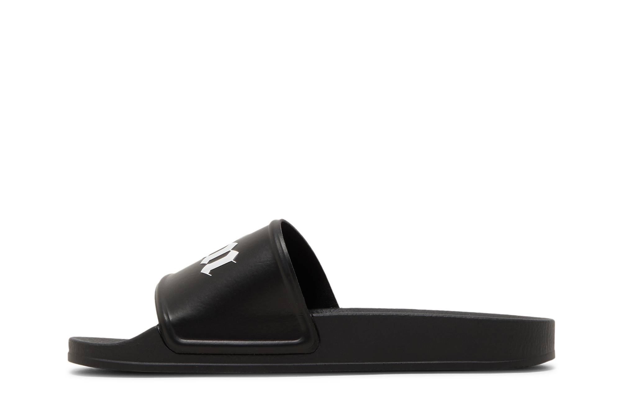 Palm Angels Wmns Pool Slider 'Black White' - 3