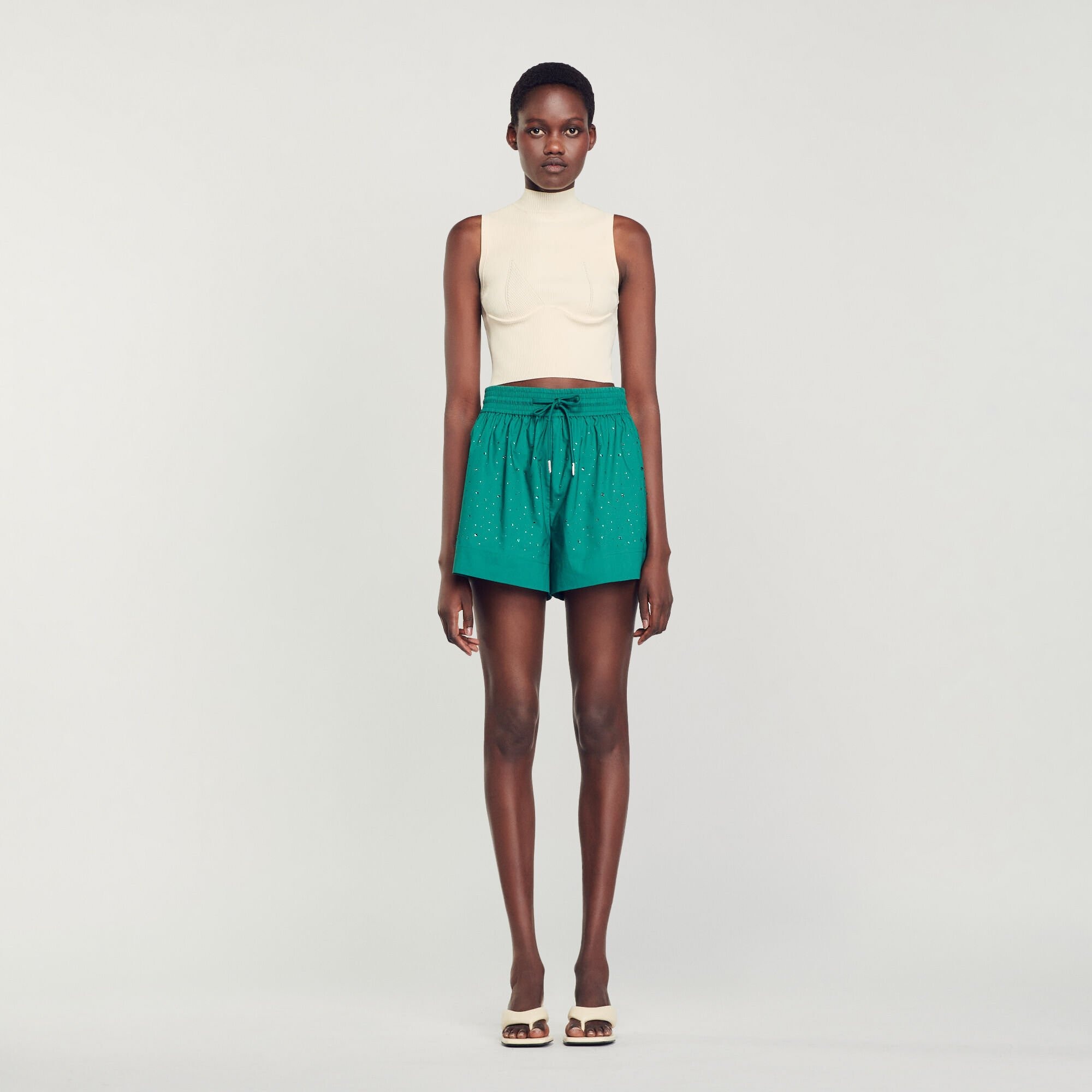 RHINESTONE SHORTS - 3