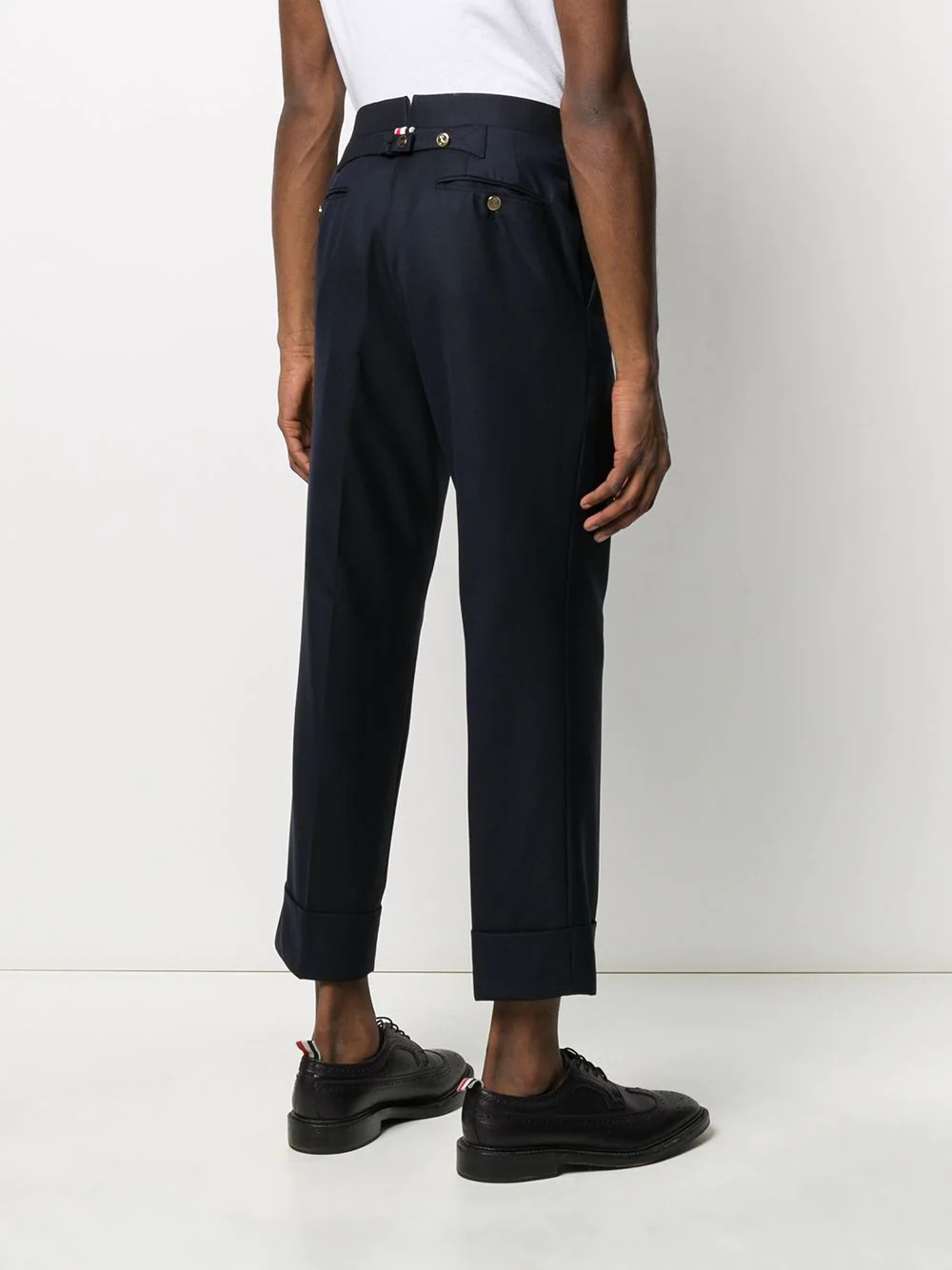 super 120s twill trousers - 4