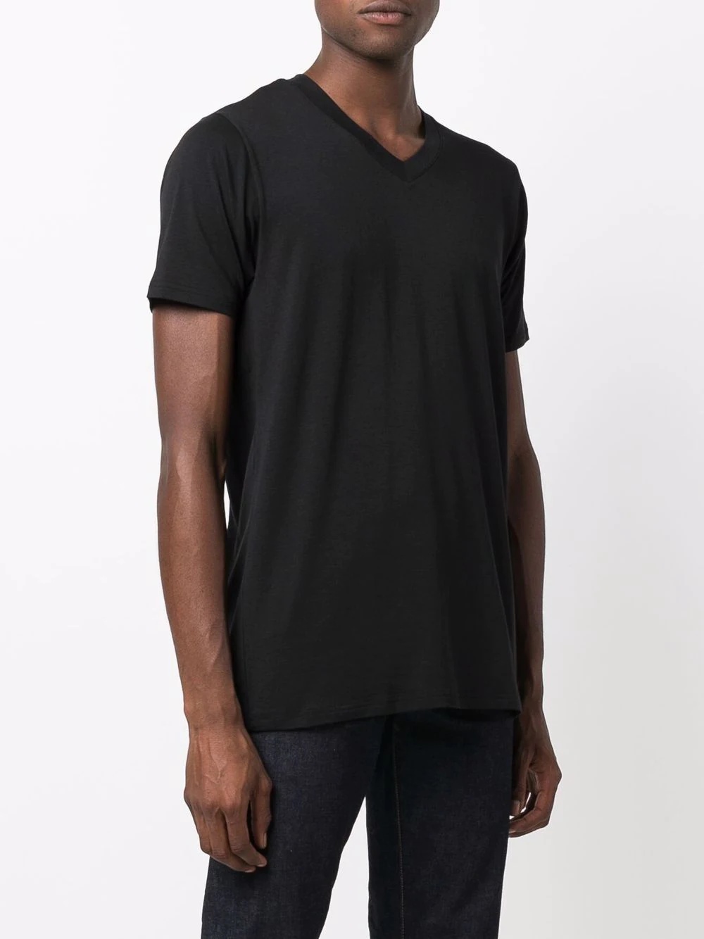 crew-neck fitted T-shirt - 3