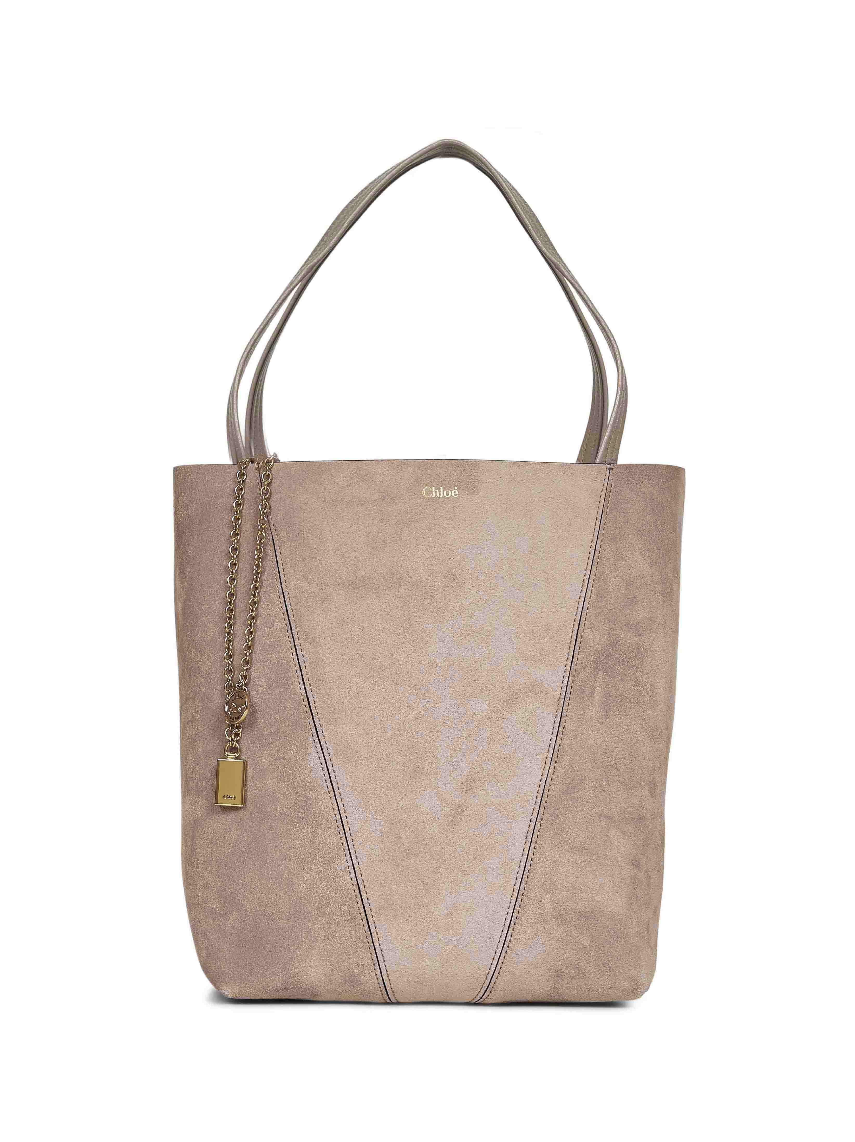 Chloé Women Motty Grey Chloé Spin Tote Bag - 1