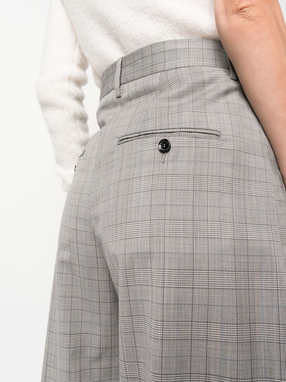 Sopiavea plaid-check tapered trousers - 5