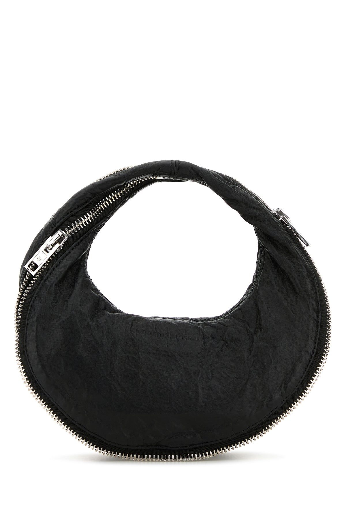 Black leather Twist handbag - 3