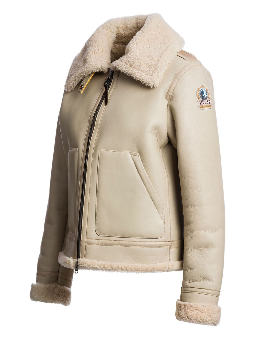 Gialean shearling-collar zip jacket - 3