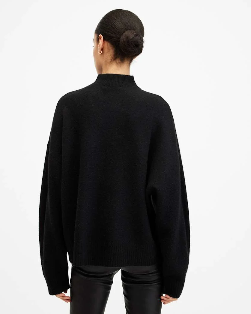 ASHA HIGH NECK SWEATER - 1