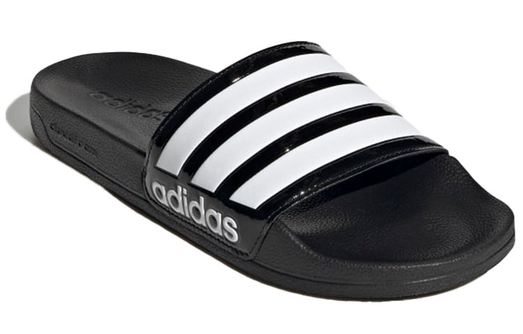 (WMNS) adidas Hirocoledge x Adilette Shower Slide 'Takahashi Hiroko - Black White' FZ2852 - 3