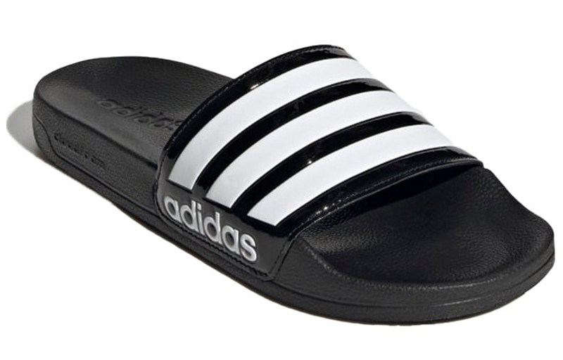 (WMNS) adidas Hirocoledge x Adilette Shower Slide 'Takahashi Hiroko - Black White' FZ2852 3