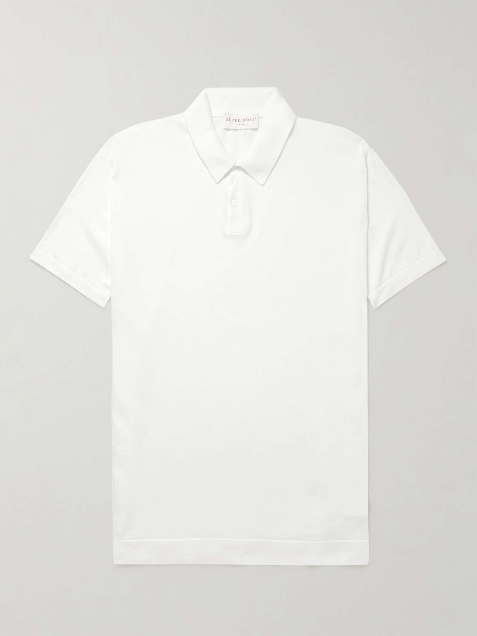 Jacob Garment-Dyed Sea Island Cotton Polo Shirt - 1